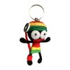 Reggae Voodoo String Doll Keychain, 7cm