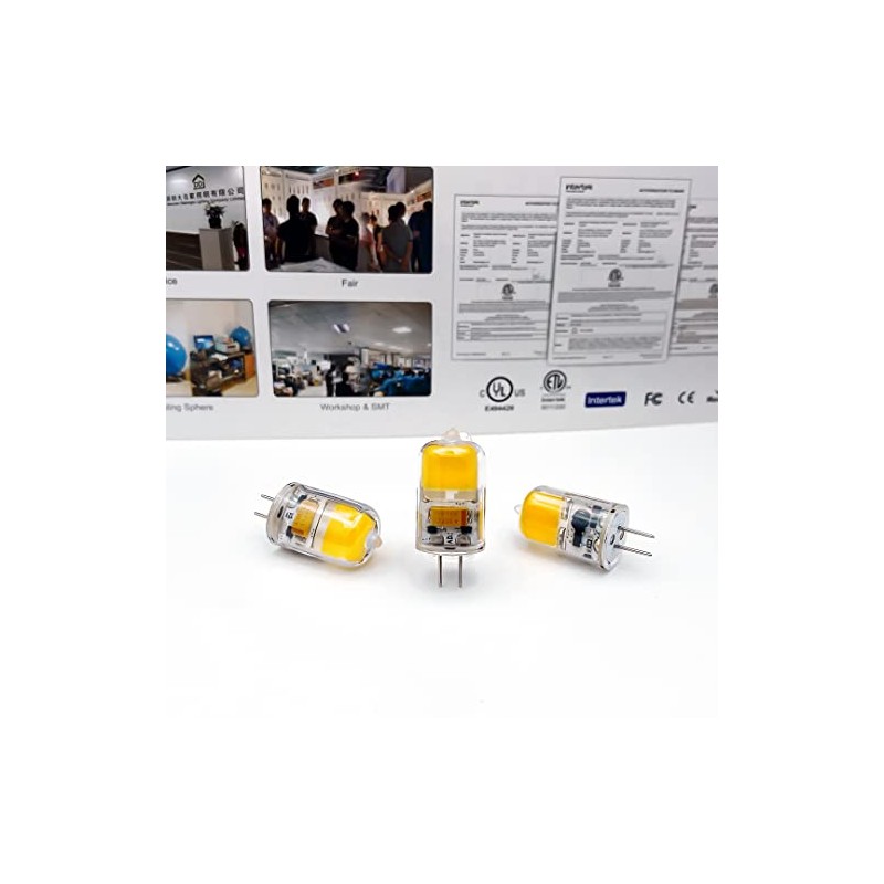 DA DANG JIA G4 LED Bulb 12V Dimmable, JC Bi-Pin