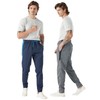 TEX2FIT 2-Pack Men's Active Fleece Joggers with Side Pockets, Jogging
