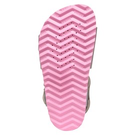 Geox Girls' J Adriel Girl I Sandal, Silver pink, 36 EU