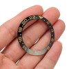 Ceramic Watch Bezel Ring Black Base Gold Digit Watch Bezel