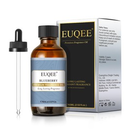 EUQEE Blueberry Fragrance Oil, Premium Fragrance Essential Oil with Glass Dropper for Diffusers, Candle & Soap Making (2.02 Fl oz/60 ml)