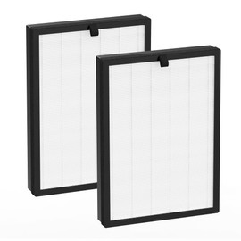 True HEPA 14 Replacement Filter Compatible with Puroair 400 Air Purifier, H14 True HEPA Air Filter with Activated Carbon Filter 3-Stage Filtration, 2 Pack