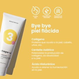 Shape-u crema hidratante para celulitis (250 g) + Ventosa Azala Cup de silición para masaje