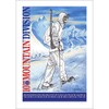 Vintage Ski World Soldier In Italy 10th Mountain Division Poster,
