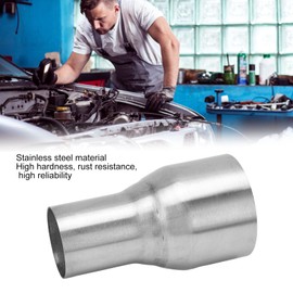 Exhaust Reducer Adapter 51mm to 76mm Exhaust Reducer Connector Conical Standard Stainless Steel High Gloss Reducer Pipe