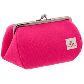 Watna Canvas Cosmetic Pouch, 4.5 Size, L Size, red, (ruby)