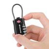 GIVERARE 4 Pack TSA Approved Luggage Locks, Combination Travel Cable