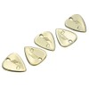 Dilwe 5 Pcs Guitar Picks, Metal Pick Plectrum for Acoustic