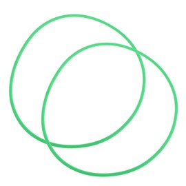 STOBAZA 2pcs PU Round Belt for Clothes Dryer Drum Bearing Assembly Low Noise Seamless Design Easy Installation Compatible with Various Dryer Models Versatile Drying