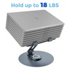 Swivel Laptop Stand for Desk, Adjustable Height Aluminum Computer Stand