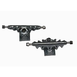 LEEFAI Pro Fingerboard Trucks 32mm/34mm/36mm Monster Trucks with Hardware-Color and Size (32mm,Raw Metal)