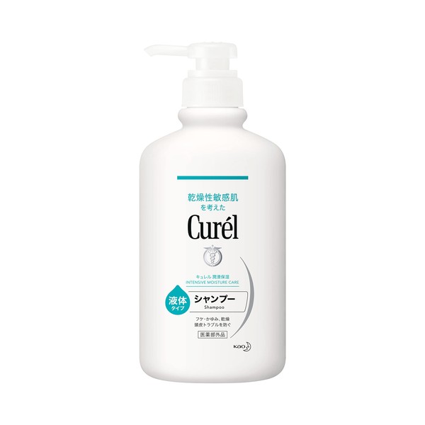 Curel Shampoo, Pump Bottle 420ml (Baby Friendly)