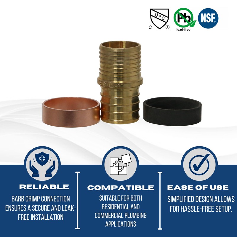 XFITTING 1 inch Pex x 1 inch PB (Polybutylene) Splicing