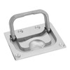 76mm Flush Pull Handle Square 316 Stainless Steel Polishing Lifting