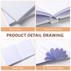 zmybcpack 12 Pack White Hardcover Blank Book 6x8 inch, Hardcover