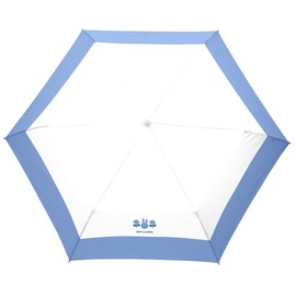Miffy Spring of Bruna Fair Limited Edition Class 1 Light Shielding Rain or Sun Umbrella, Folding Umbrella, Miffy & Rose Blue, blue