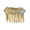 C123 MinuteFob SCHLAGE Compatible Brass Key Blanks (10 Pack) Works