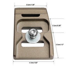 TCT-MOTORPARTS Bronze Brake Pedal Pad Fits for Harley Breakout FXBRS Sport Glide FLSB 2018-2025