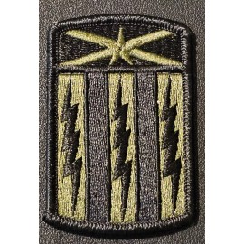 Army Patch: 53rd Signal Brigade - Subdued for Iron or Sew On