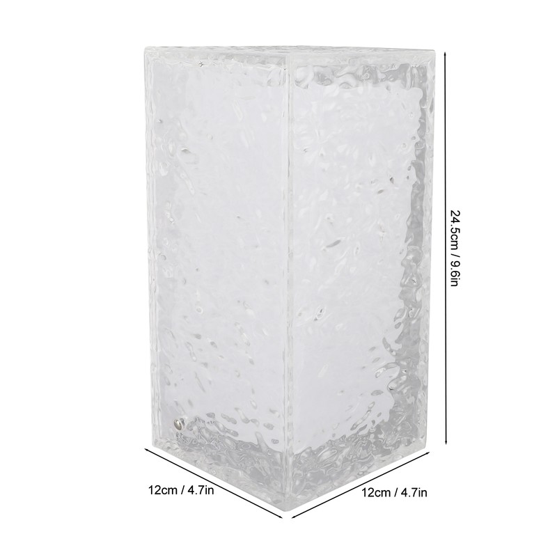 Ice Cube Night Light 16 Colour Changing Decorative Touching USB