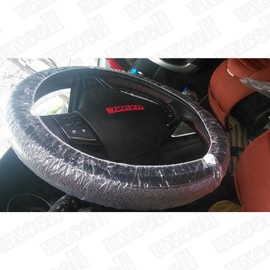 uxcell 20 Pcs Elastic Trim Truck Car Steering Wheel Covers Films