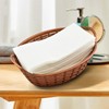 50Pcs Pocket Napkins, Disposble Cloth Like Napkins Built-in Flatware Pocket,