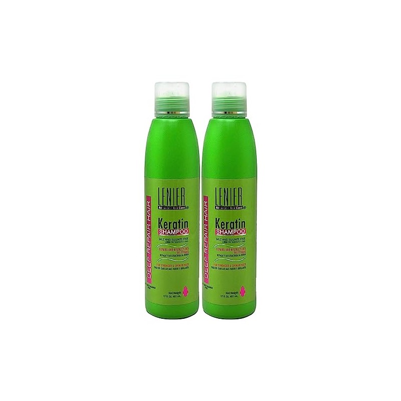 Lenier Shampoo Keratin 17oz (Pack of 2)