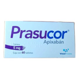 Prasucor® Apixaban C/60 Tabeltas 5mg Weserpharma