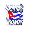 Asere Que Bola Cuban Saying Cuba Flag Vinyl Stickers 3