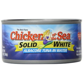 Chicken of the Sea, Solid White Tuna in Water, 12 Ounce (Pack of 12)