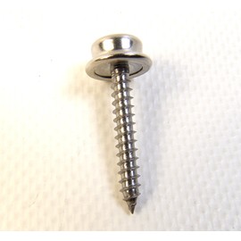 Snap Screw Stud, 1" Inch Stainless Steel Screw #8, 10 Piece Set - Shipped from The USA!
