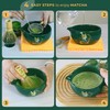 Aprika Life Matcha Whisk Set - Ceramic Spouted Matcha Bowl,