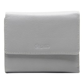 Esquire Viktoria RFID Leather Wallet 12 cm, gray, One size