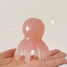 Octopus All-Purpose Scalp Massage Acupressure Gua Sha Meridian massager brown 3ea