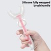 2 Pcs Kids U Shaped Toothbrush 360° Oral Teeth Cleaning