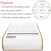 Calculator, 10 Digits Large Buttons Calculator, Solar Desktop Calculator with