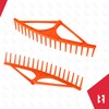 KOTARBAU® Leaf Rake Plastic without Handle 18 Prongs L: 64