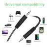 FITE ON 6ft Black 3.5mm Audio Speaker AUX-in Cable Cord