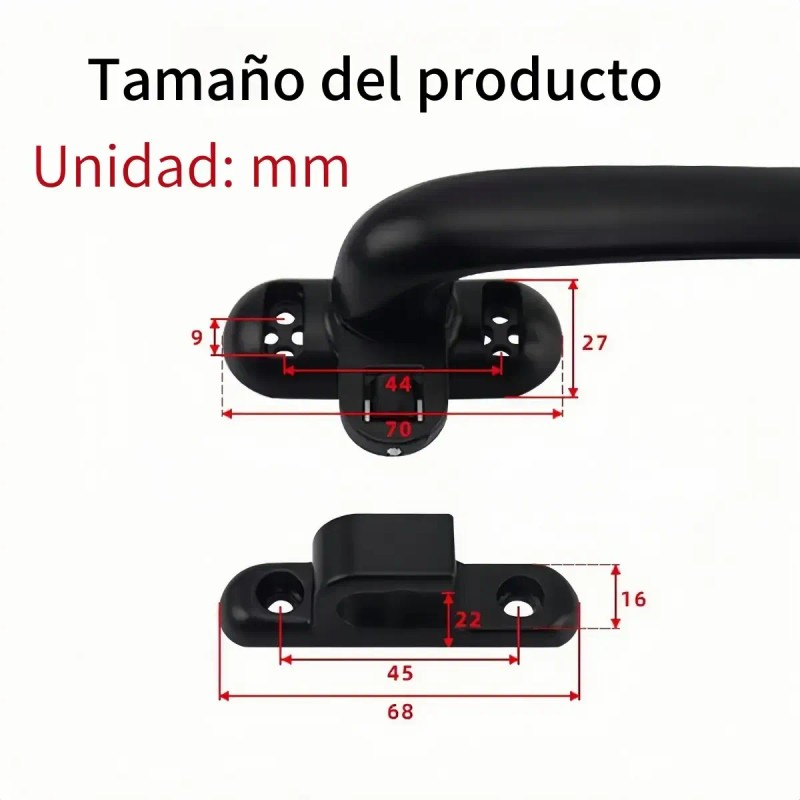 2 Piezas,manilla De Ventana, Manija De Puerta De Ventana