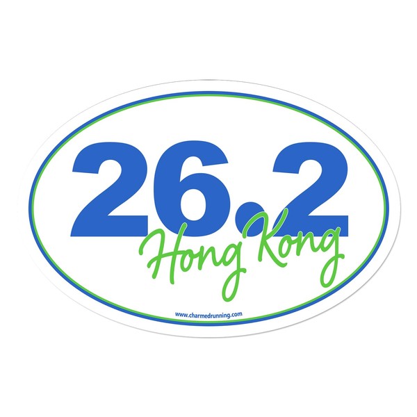 Charmed Running Brand Hong Kong Marathon 26.2 Distance in Script