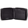 Patrick Cox PLAID KINGS Folding Wallet with Round Zipper, Coin