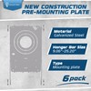 OHLECTRIC 6 Pack – New Construction Mounting Plate – Muti-Size
