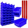 HMH 80 x Stacking Boxes, Blue, Size 2 + 16