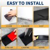 Heonay Flexible Baseboard Molding Trim 6 Inch Self-Adhesive Vinyl Wall