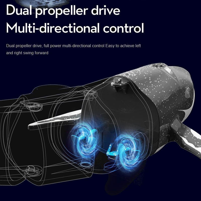 2.4G Remote Control Whale Mini Electric Simulation Diving Toy Outdoor