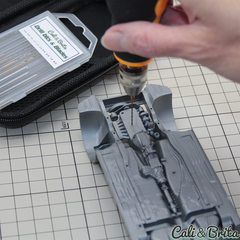 Cali&Brita [Trinity Tool] Hobby Pin Vice Bit Blade Carving Set