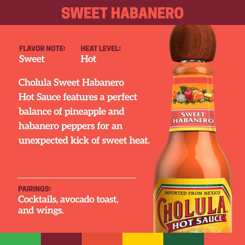 CHOLULA Sweet Habanero Hot Sauce, 150 ML