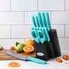 Marco Almond Knife Block Set, Knife Set Rainbow Color, 14