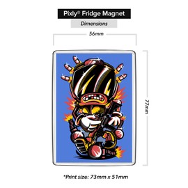 Pixly® Loaded Fridge Magnet Large Jumbo Size Funny Joke Keepsake Novelty Refrigerator Magnets Gift